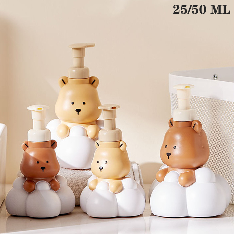Soap Making Gel - Cartoon Cloud Bear Foaming Soap Dispenser