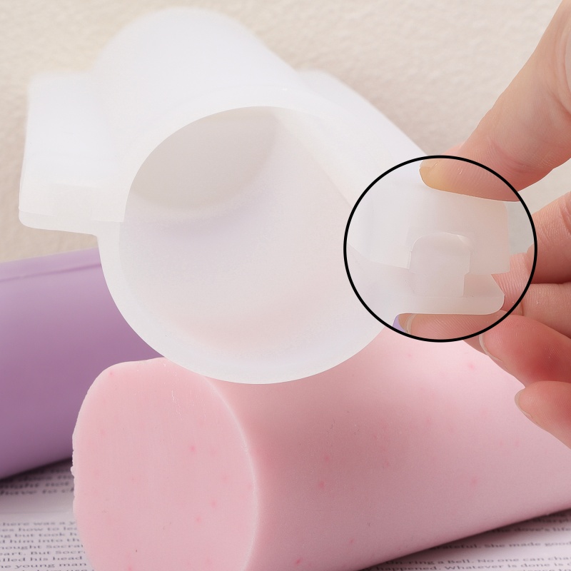 Soap Making Line - Long Heart Column Silicone Soap Loaf