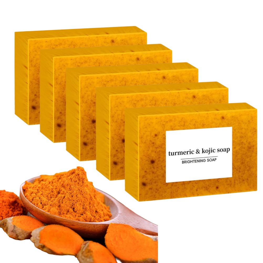 Soap Making Olive Oil - 100g Turmeric Hand Made Soap, Lemon