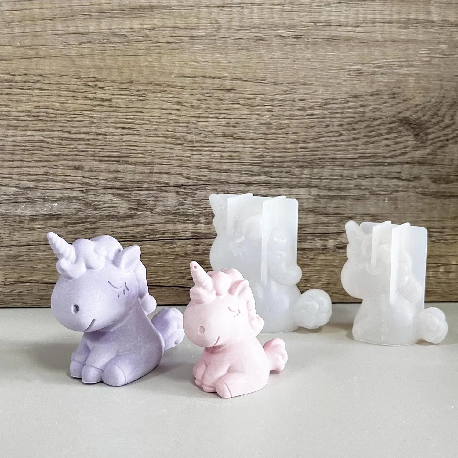 Soap Making Line - 3D Geometric Silicone Unicorn Cat Deer