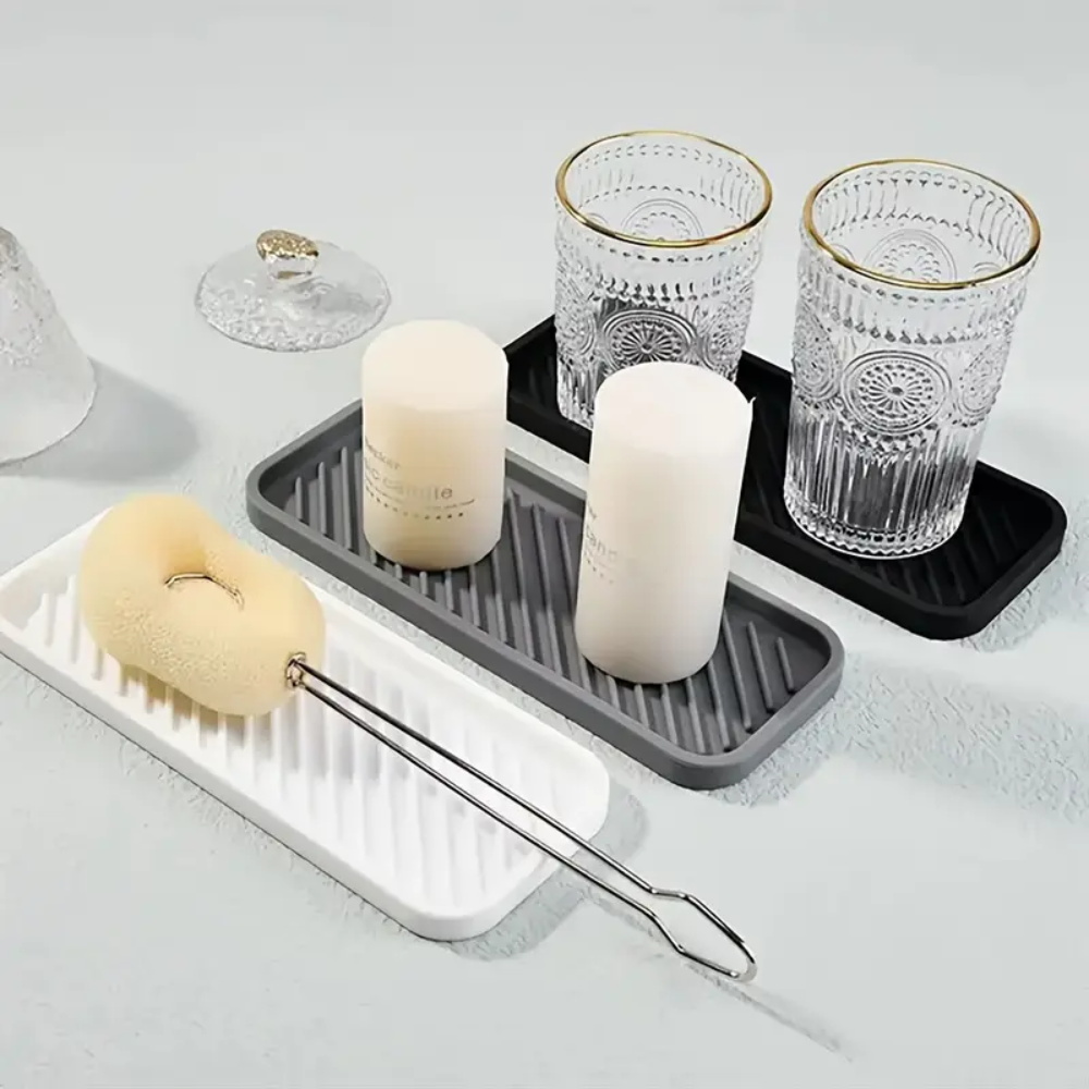 Soap Making Tray - 1 Silicone Sink Splash Guard and