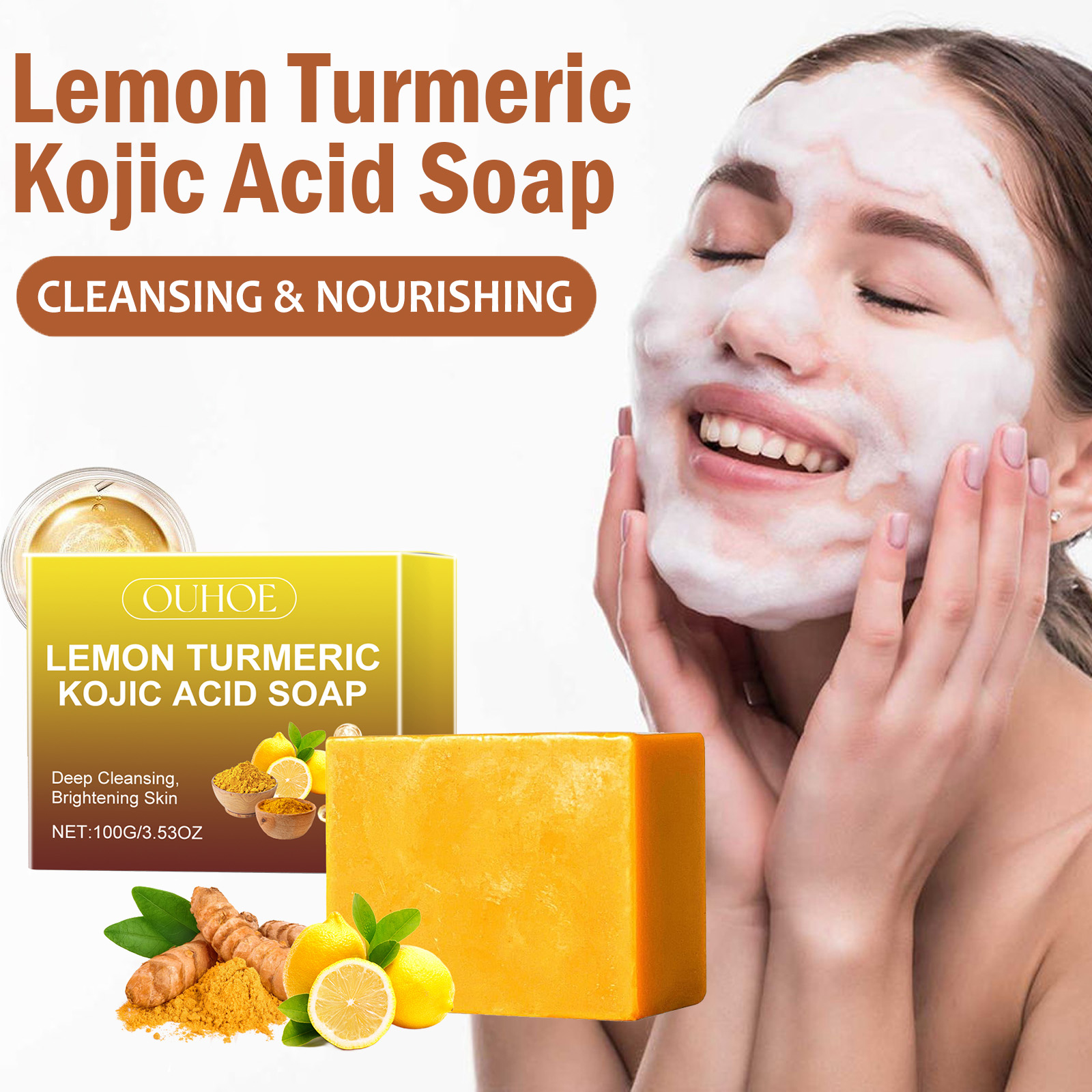 Soap Making Olive Oil - Lemon Turmeric Kojic Acid Soap Brightening