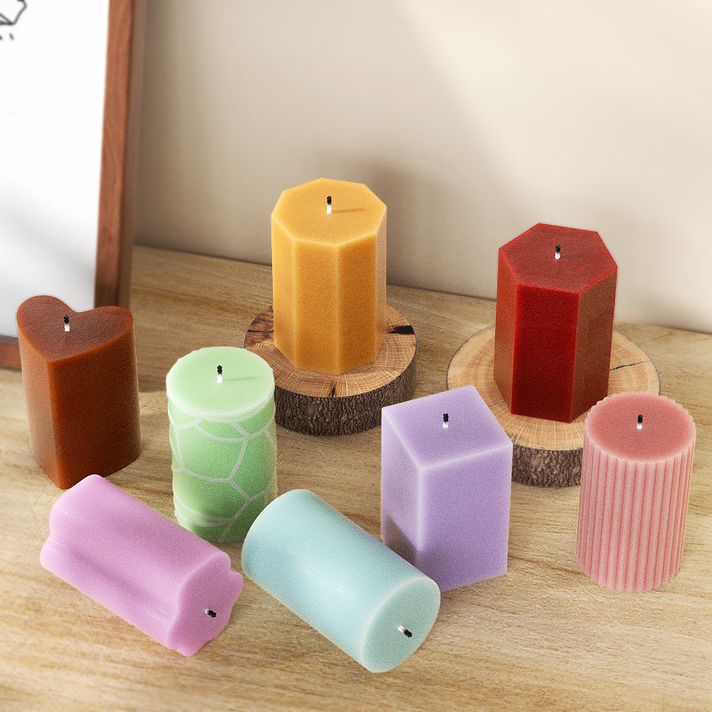 Soap Making For Beginners - Geometry Column Silicone Mold for Candle