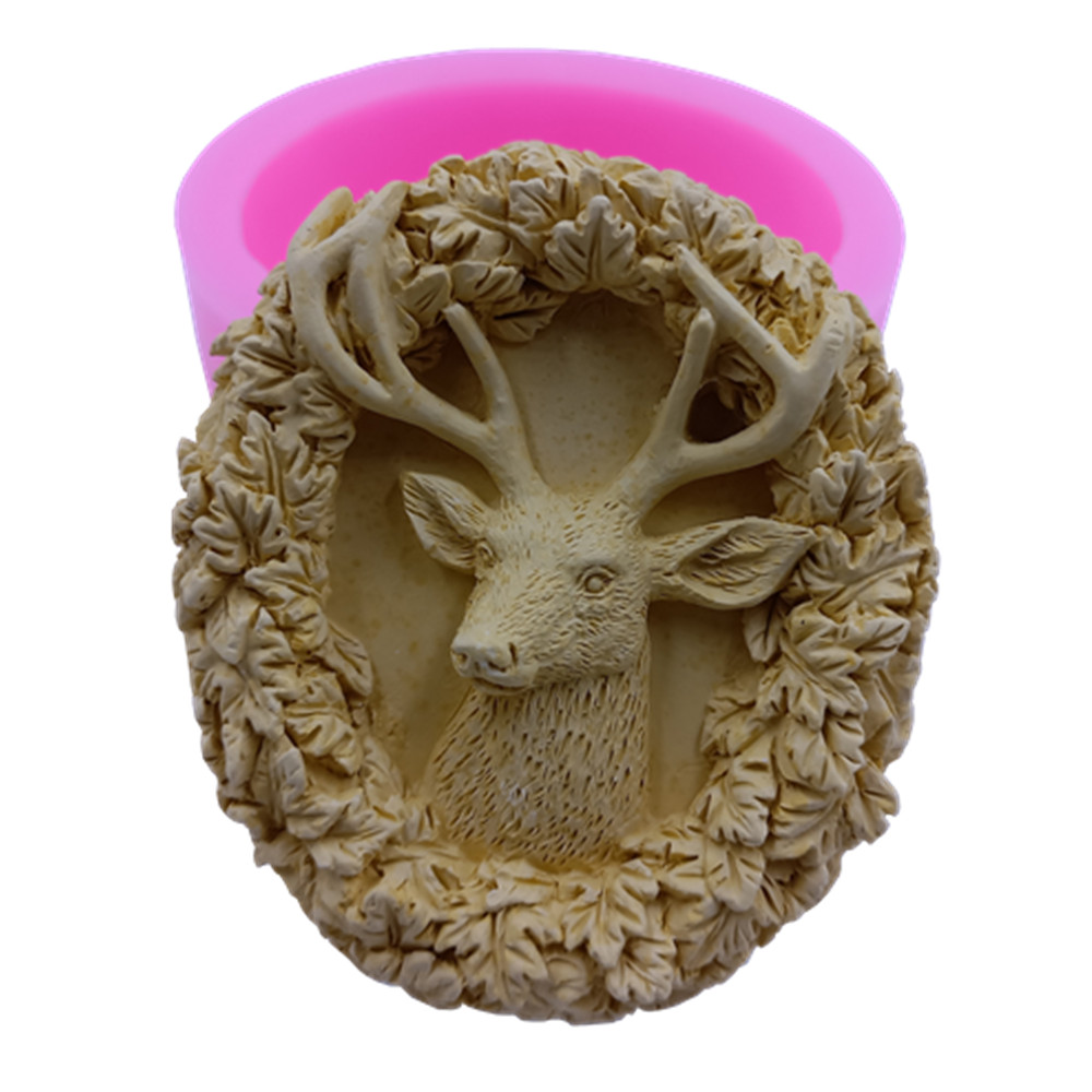 Soap Making Line - Deer Design Soap Silicone Mold for