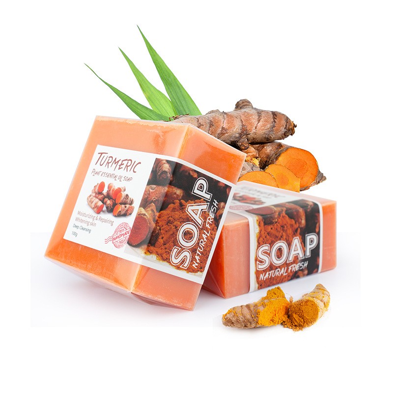 Soap Making Olive Oil - 100g Pure Natural Turmeric Soap, Essential