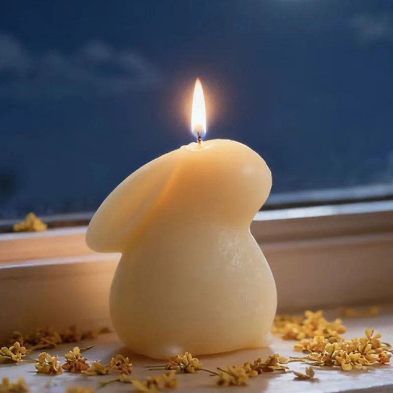 Soap Making Gel - 2026New Rabbit Scented Candle Silicone Mold