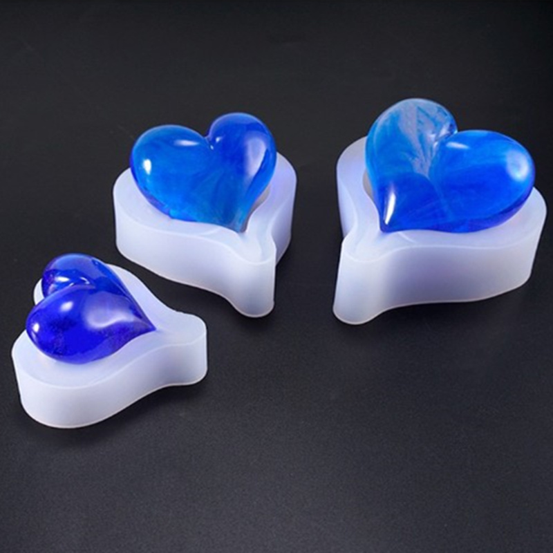 Soap Making For Beginners - 1PCS 3D Heart Shape Silicone Mold