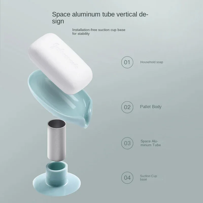 Drain Soap Holder Leaf Shape S - Soap Making Tray ulasan dan harga