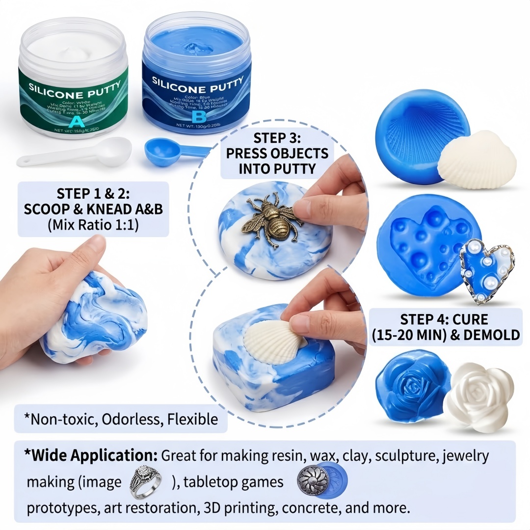 Silicone Putty Mold Making Sup - Soap Making Ins ulasan dan harga