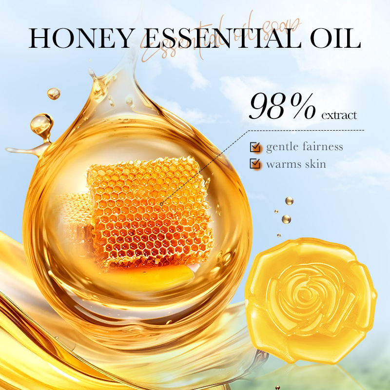 1Pcs Honey Handmade Soap Clean - Soap Making Olive Oil ulasan dan harga