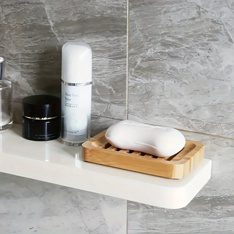 Bamboo Case Tray Wooden Preven - Soap Dish Draining ulasan dan harga