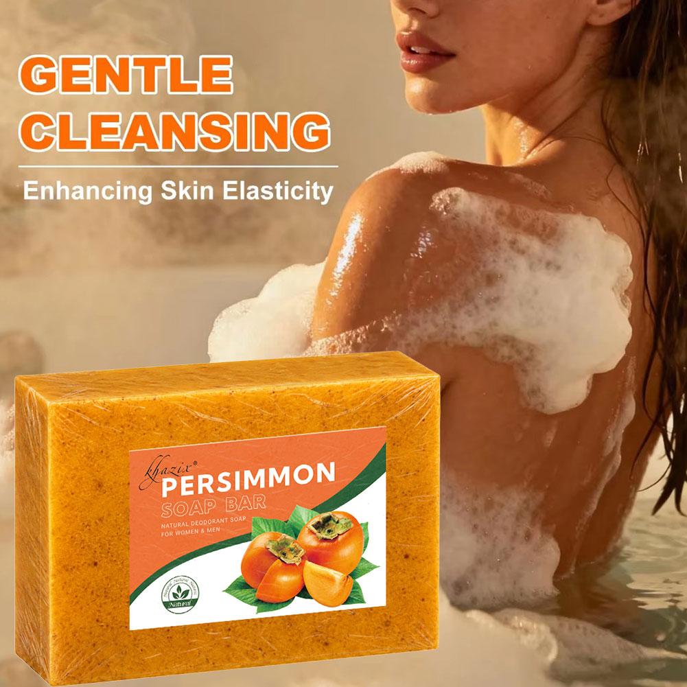 1/2/3pcs Persimmon Soap Bar Na - Soap Making Olive Oil ulasan dan harga