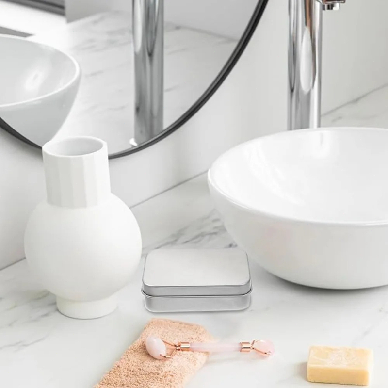 1PC Portable Double-layer Alum - Soap Dish Draining ulasan dan harga