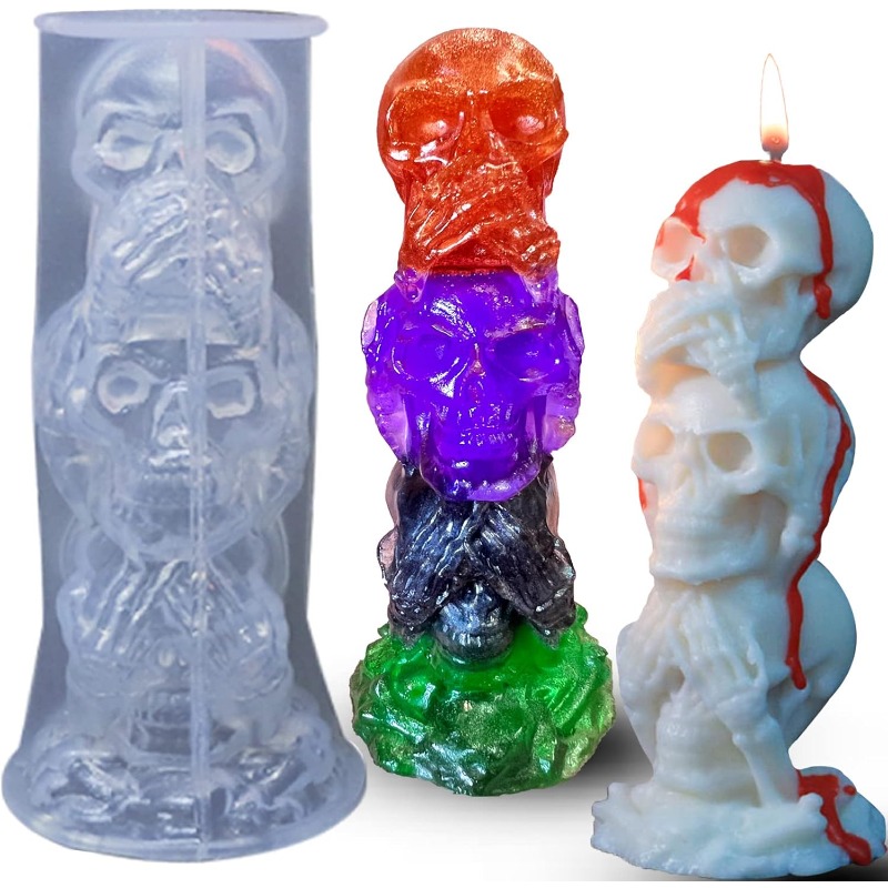 Silicone Mold 2026 Halloween S - Soap Making In School ulasan dan harga