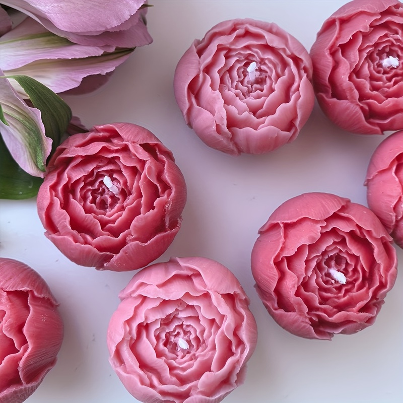 3Set of floral silicone candle - Soap Making Gel ulasan dan harga