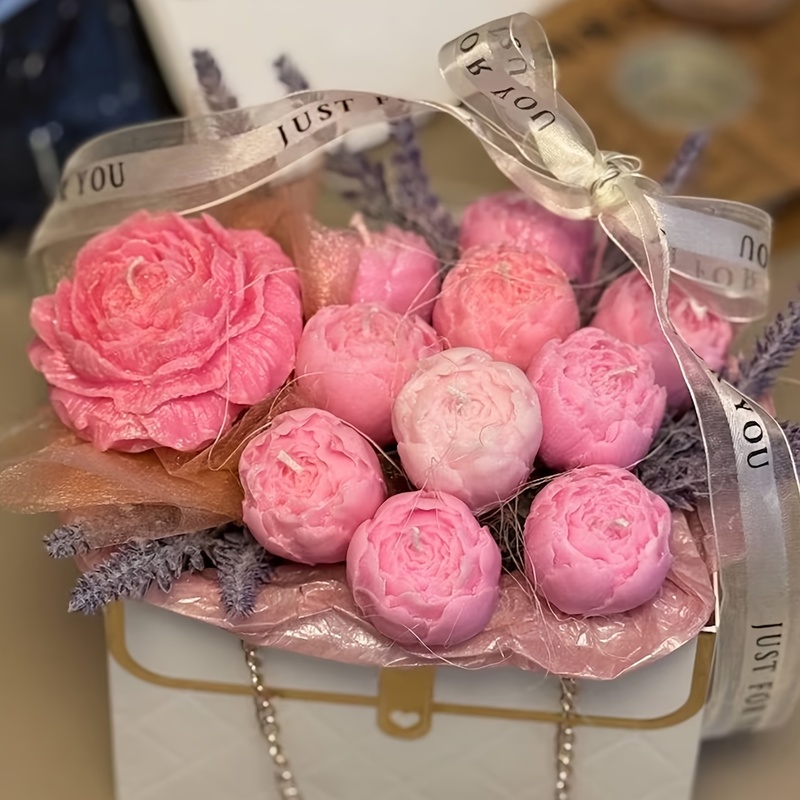 3Set of floral silicone candle - Soap Making Gel ulasan dan harga