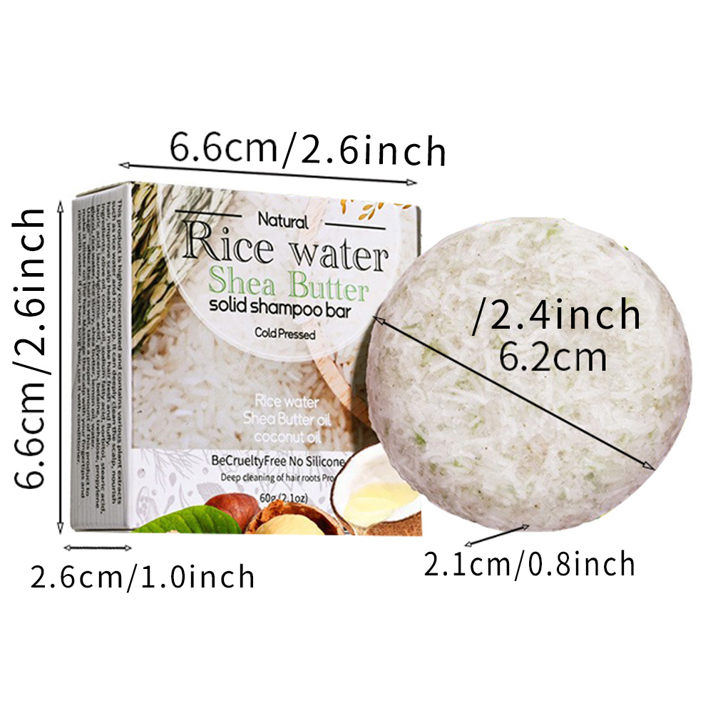 XF 60g Rice Shampoo Bar 100% N - Soap Making Olive Oil ulasan dan harga