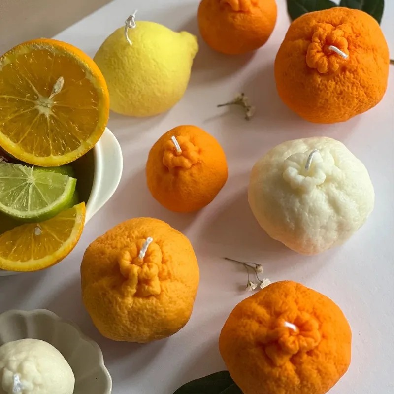 2026-Orange Fruit Candle Mold  - Soap Making Gel ulasan dan harga