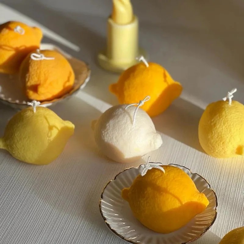 2026-Orange Fruit Candle Mold  - Soap Making Gel ulasan dan harga
