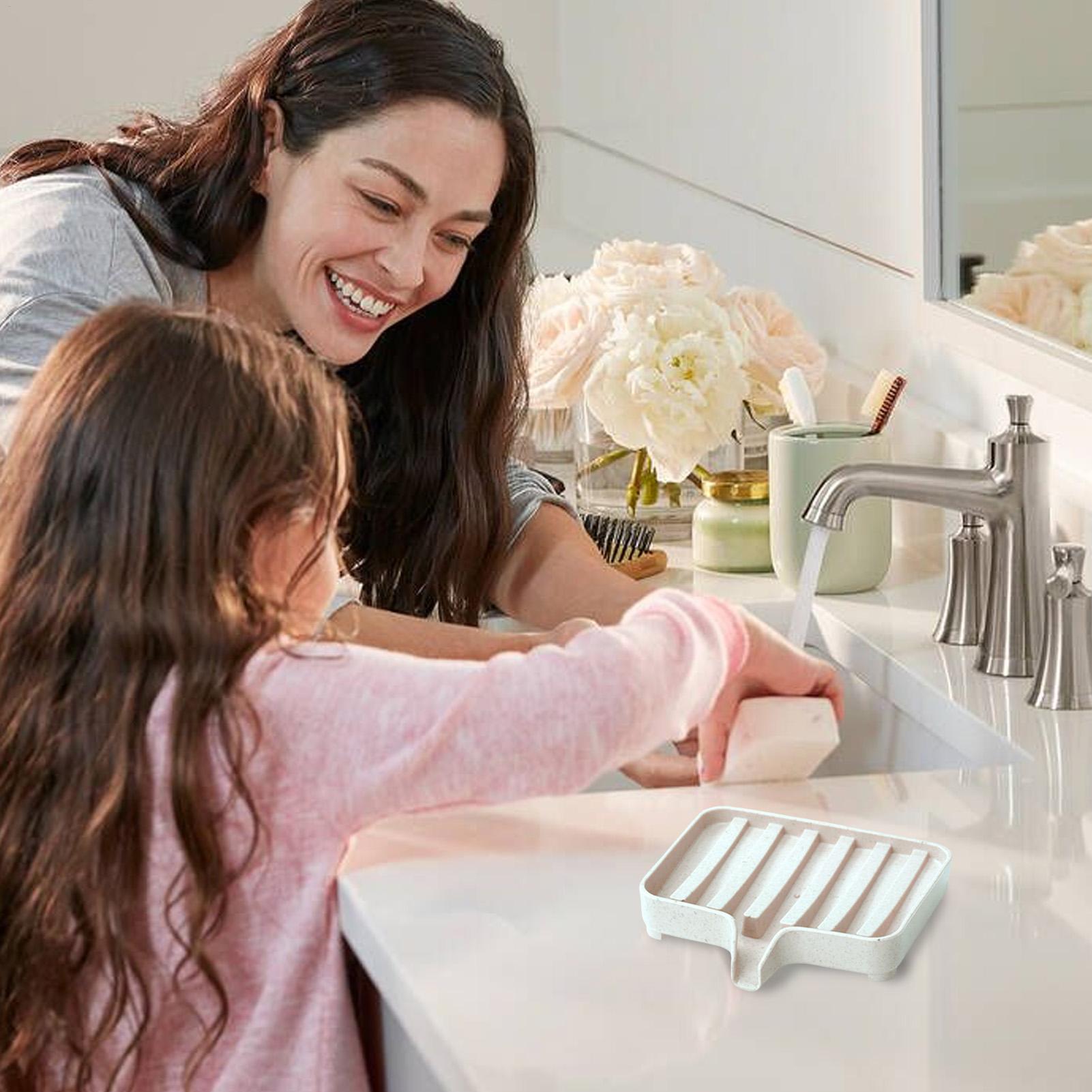 Soap Dish with Drain Soap Tray - Soap Dish Draining ulasan dan harga