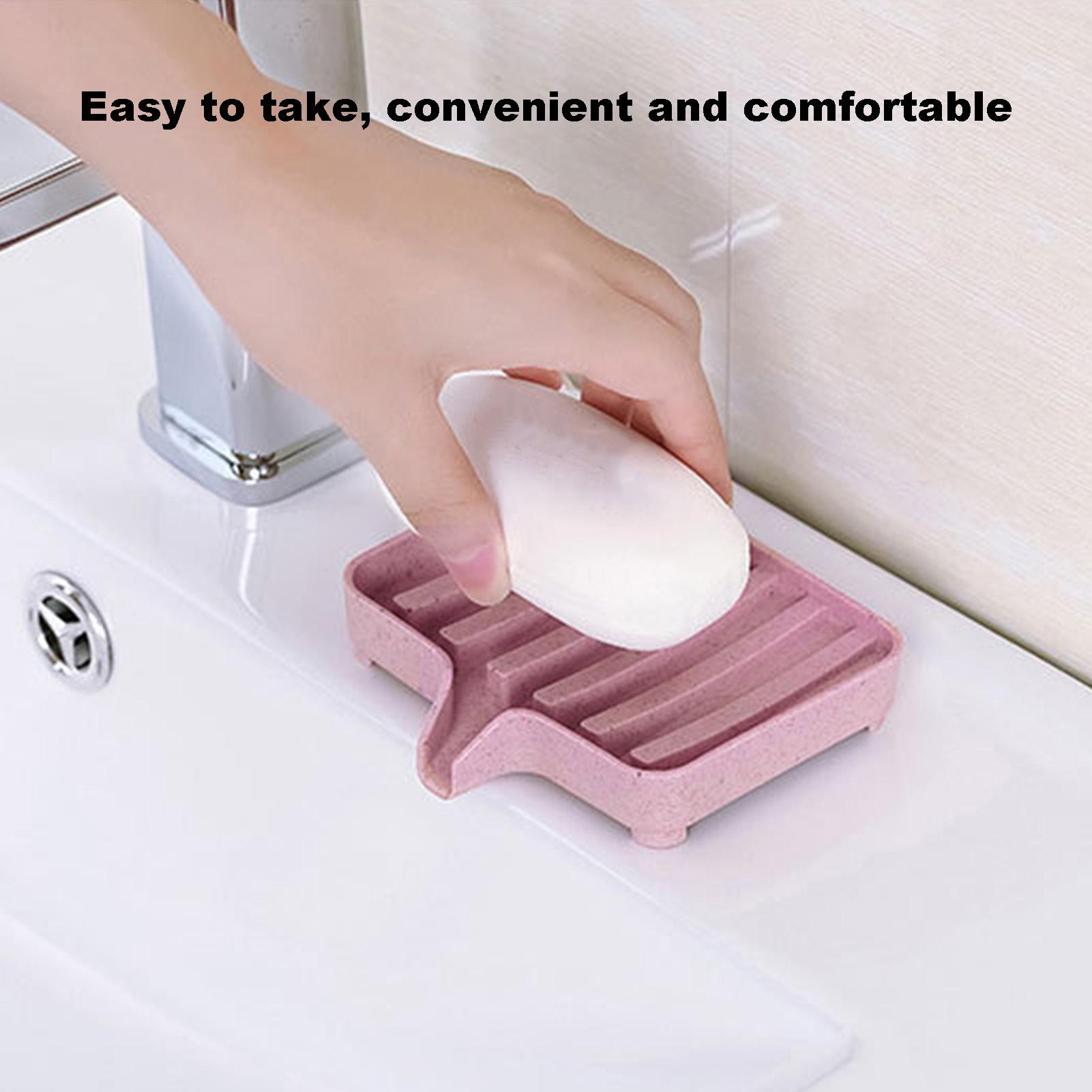Soap Dish with Drain Soap Tray - Soap Dish Draining ulasan dan harga