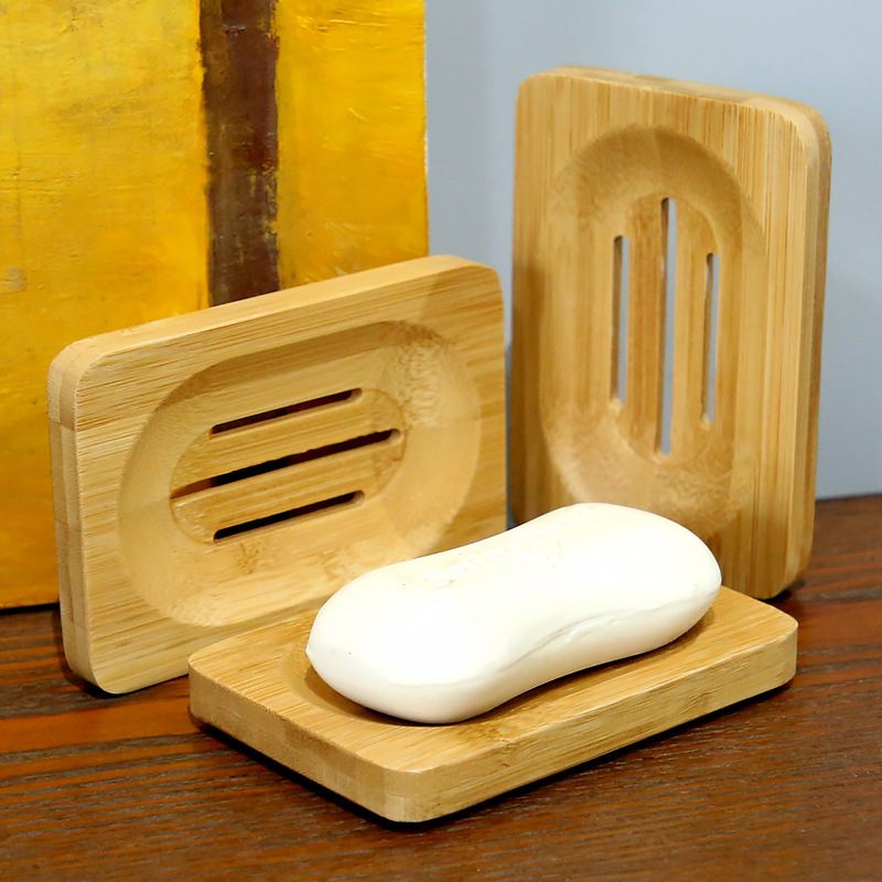1 Pc Bamboo Wooden Soap Dish,  - Soap Making Tray ulasan dan harga