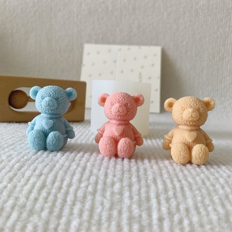 Mini Love Bear Candle Silicone - Soap Making For Beginners ulasan dan harga