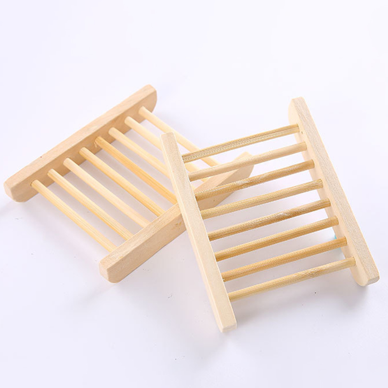 Wooden Soap Dishes Tray Bathro - Soap Dish Draining ulasan dan harga