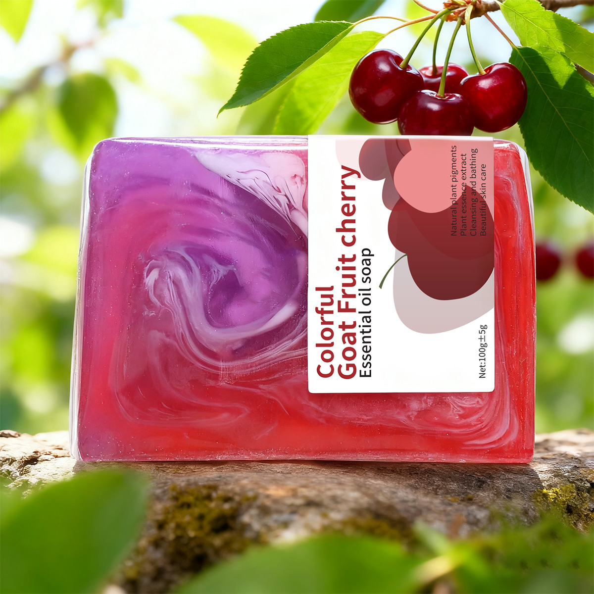 Fruit Cherry Organic Handmade  - Soap Making Olive Oil ulasan dan harga