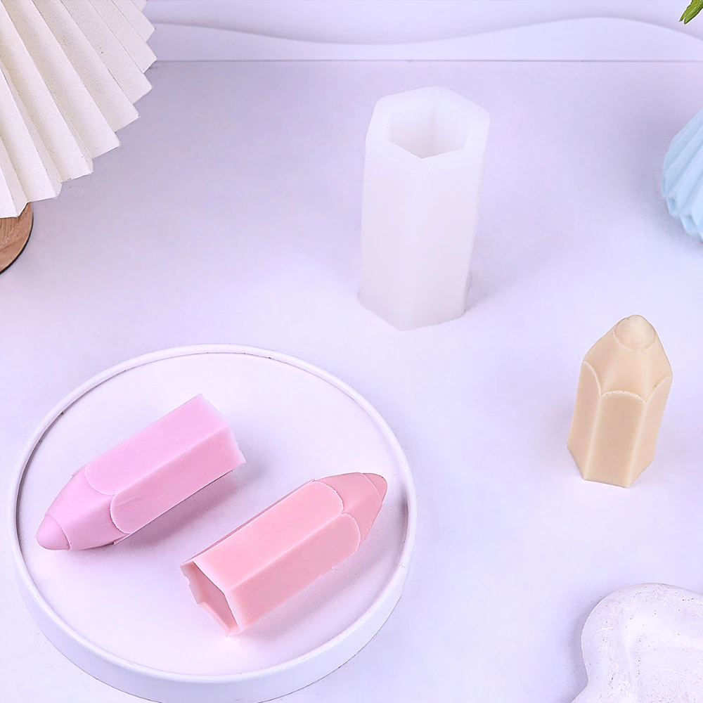 Pencil Shape Candle Silicone M - Soap Making In School ulasan dan harga