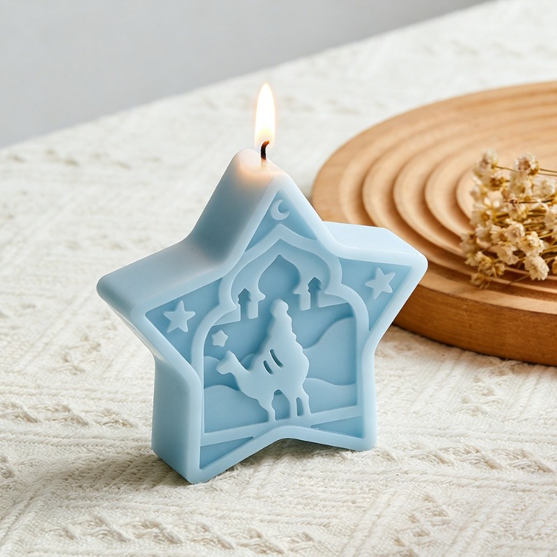 mosque candle mold soft star m - Soap Making Gel ulasan dan harga