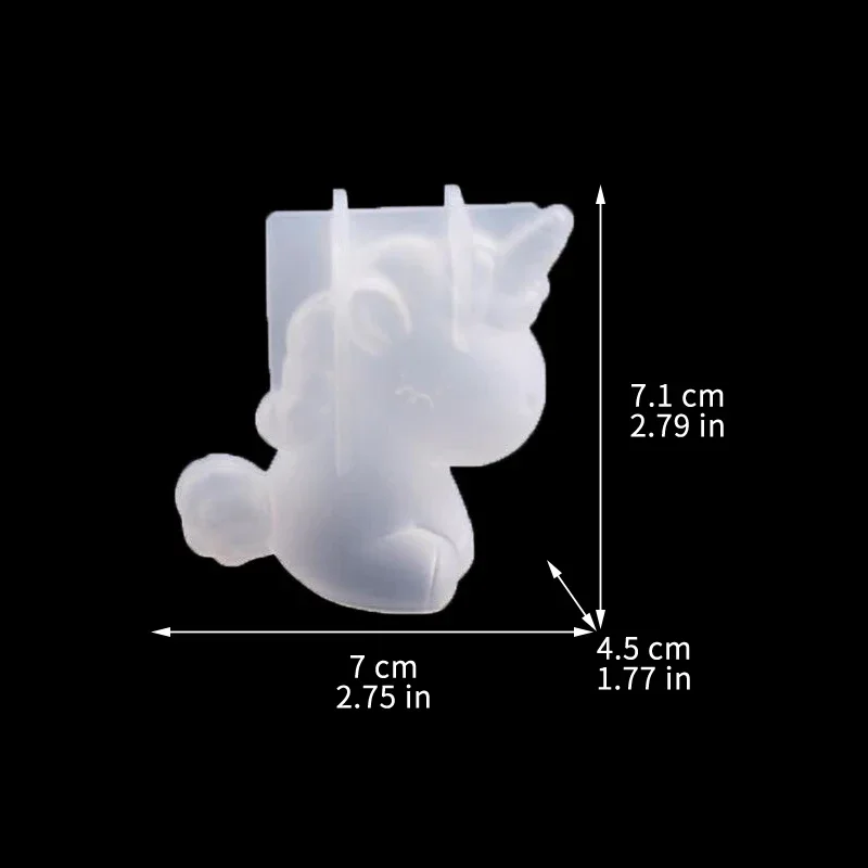 3D Geometric Silicone Unicorn  - Soap Making Line ulasan dan harga