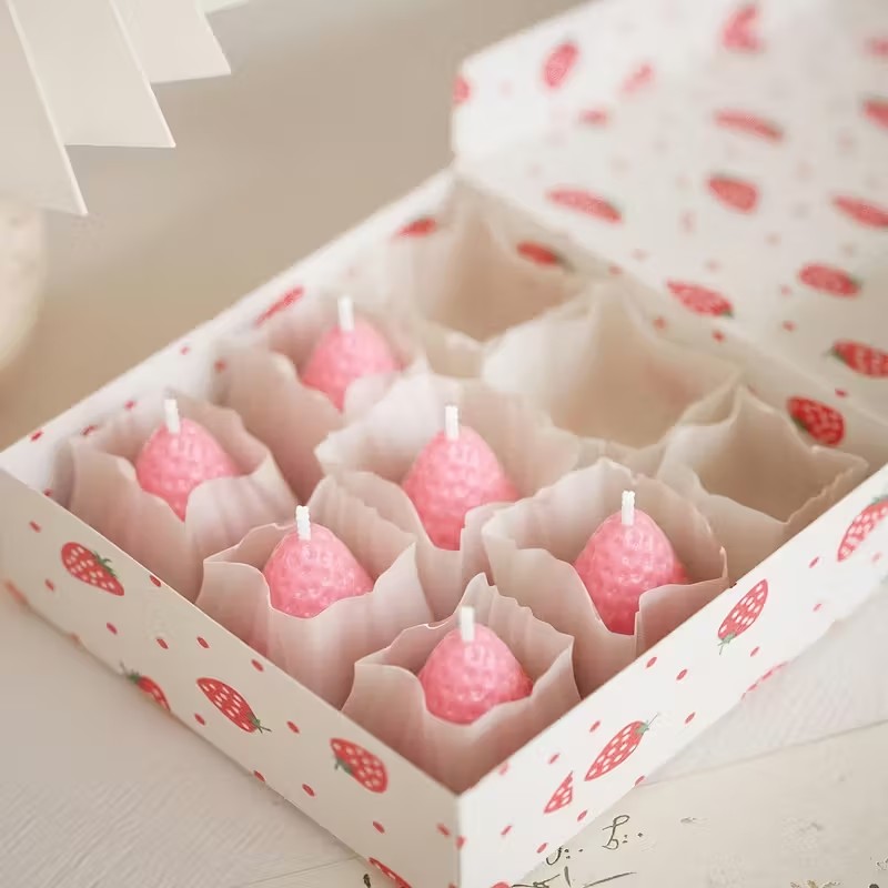 Strawberry Silicone Candle Mol - Soap Making Ins ulasan dan harga