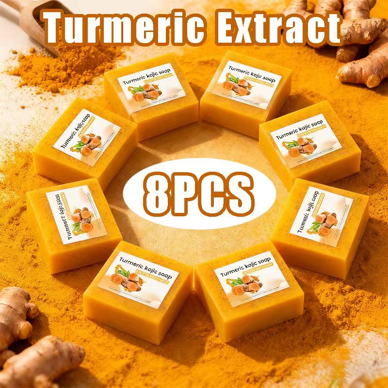 8Psc Turmeric Lemon Koji Acid  - Soap Making Olive Oil ulasan dan harga