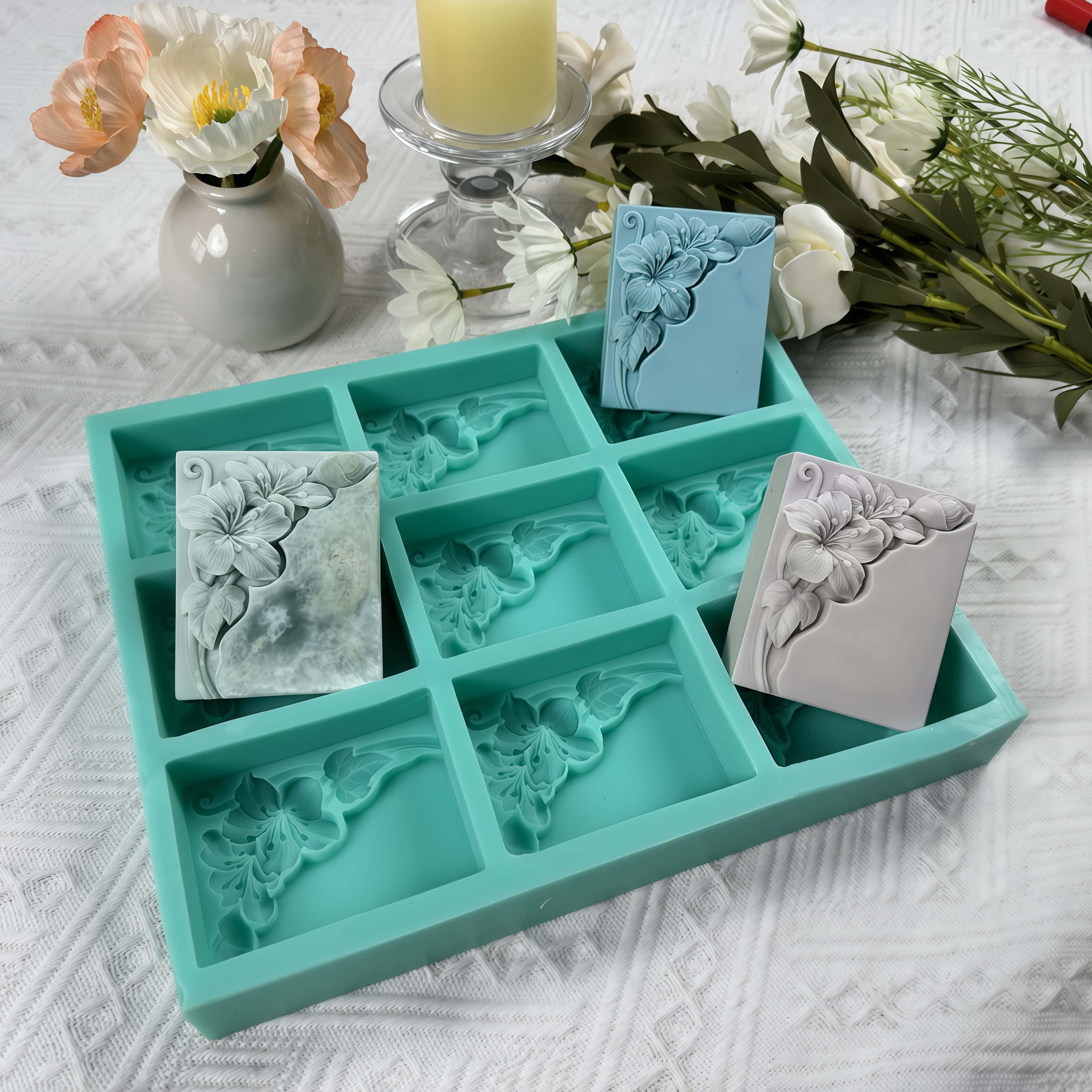 9 Cavities Tung Flower Soap Mo - Soap Making Line ulasan dan harga