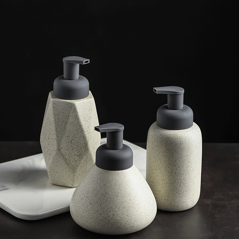 Bathroom Ceramic Mousse Dispen - Soap Making Gel ulasan dan harga