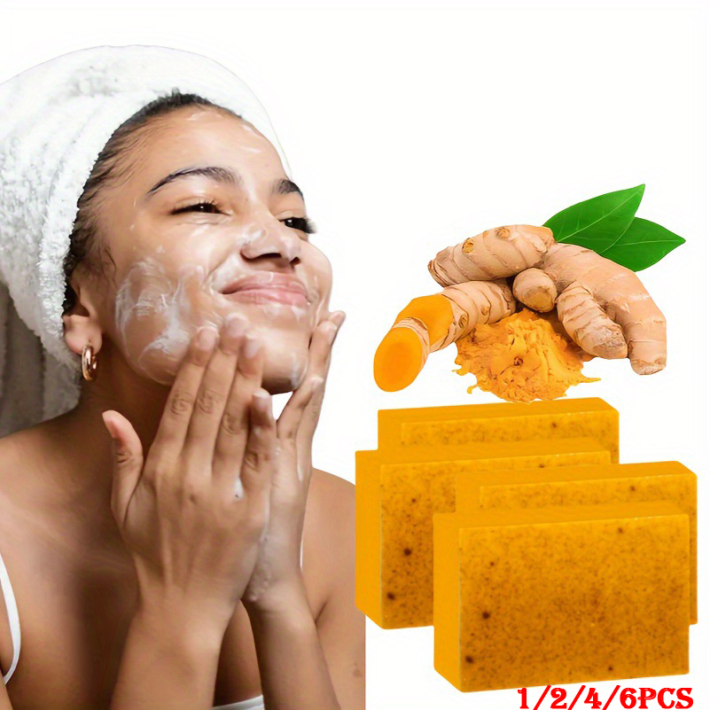 1/2/4/6Pcs Turmeric Kojic Acid - Soap Making Olive Oil ulasan dan harga