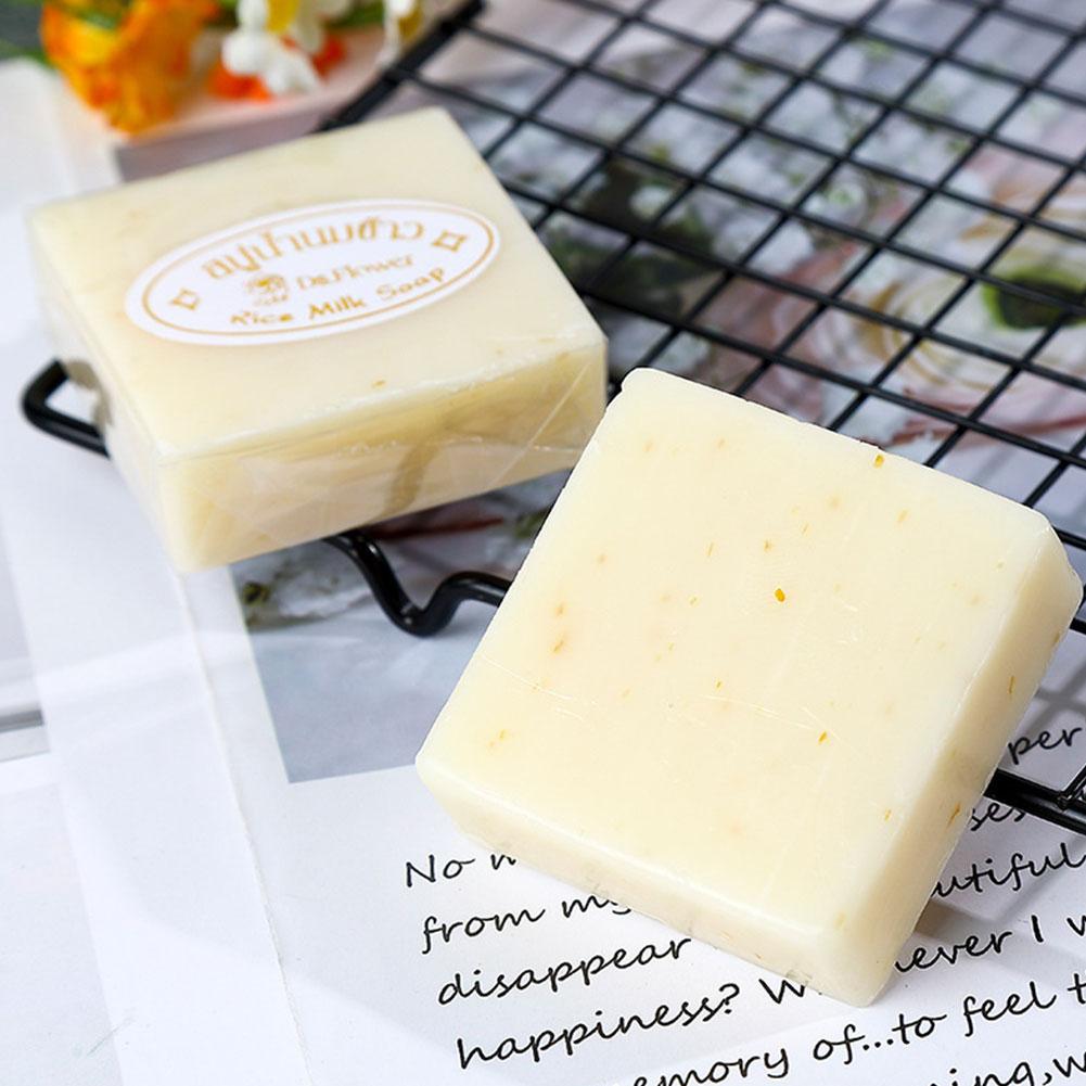 Rice Milk Soap Bar Handmade Na - Soap Making Olive Oil ulasan dan harga