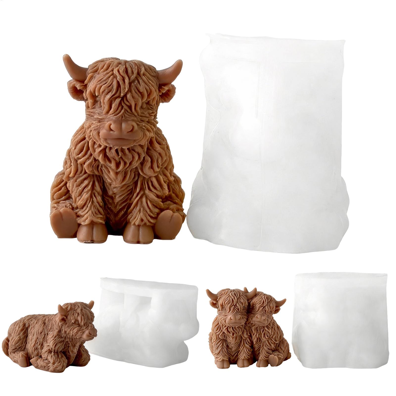 Highland Cow Silicone Mold Reu - Soap Making For Beginners ulasan dan harga