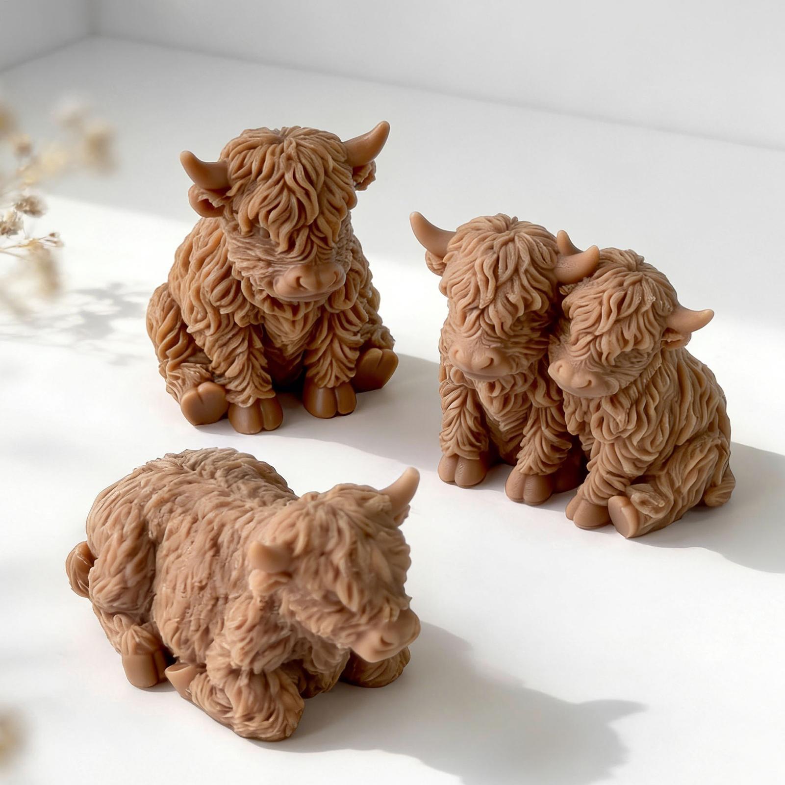 Highland Cow Silicone Mold Reu - Soap Making For Beginners ulasan dan harga
