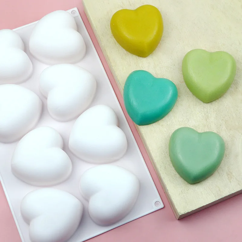 Love Heart Silicone Soap Mold  - Soap Making Line ulasan dan harga