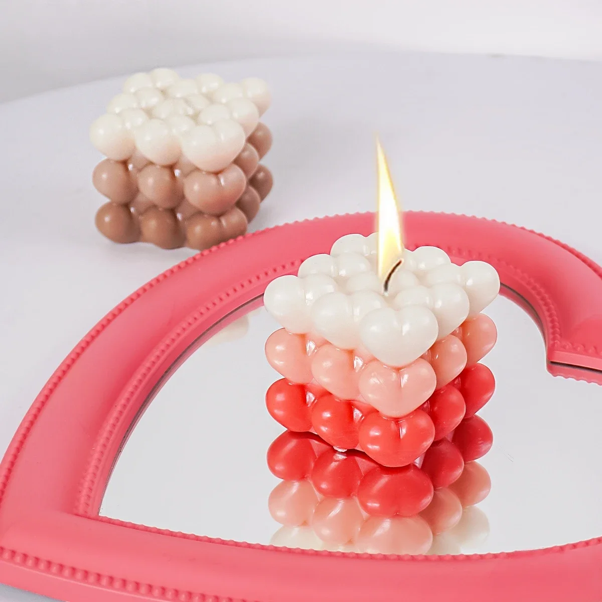 love bubble candle silicone mo - Soap Making Gel ulasan dan harga