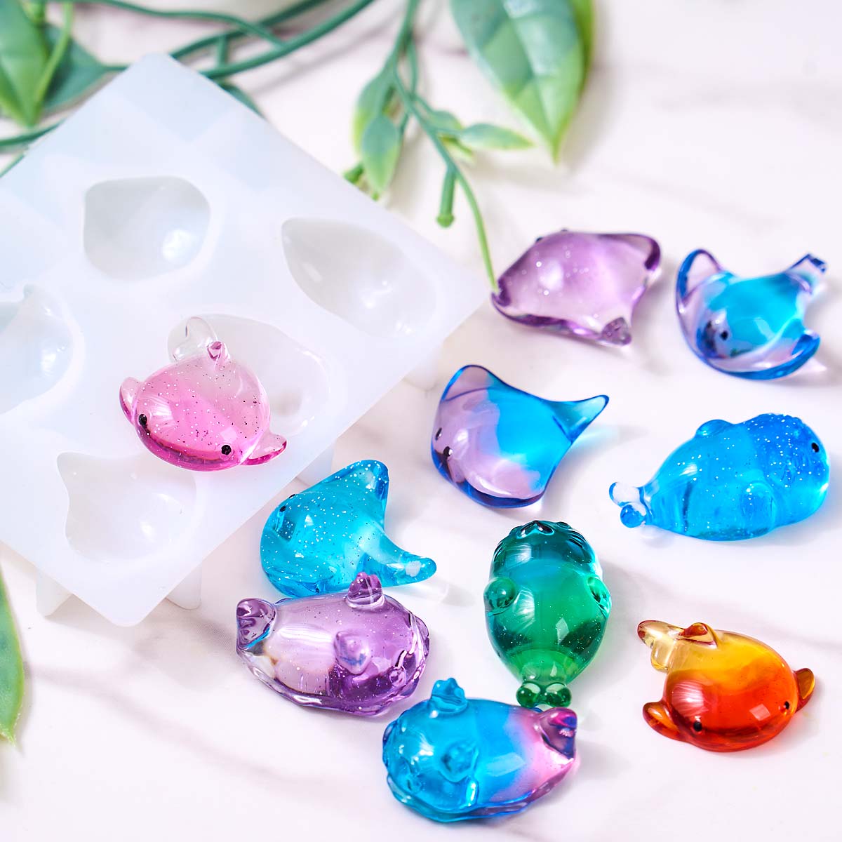 3D Healing Kawaii Manta Ray Wh - Soap Making Ins ulasan dan harga