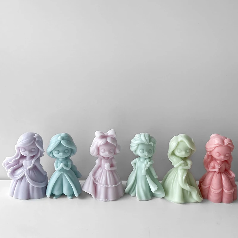 6 Princess Doll Silicone Candl - Soap Making For Beginners ulasan dan harga