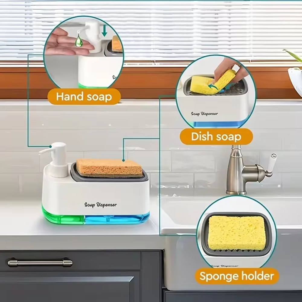 3-in-1 Hand And Dish Soap Disp - Soap Making Tray ulasan dan harga
