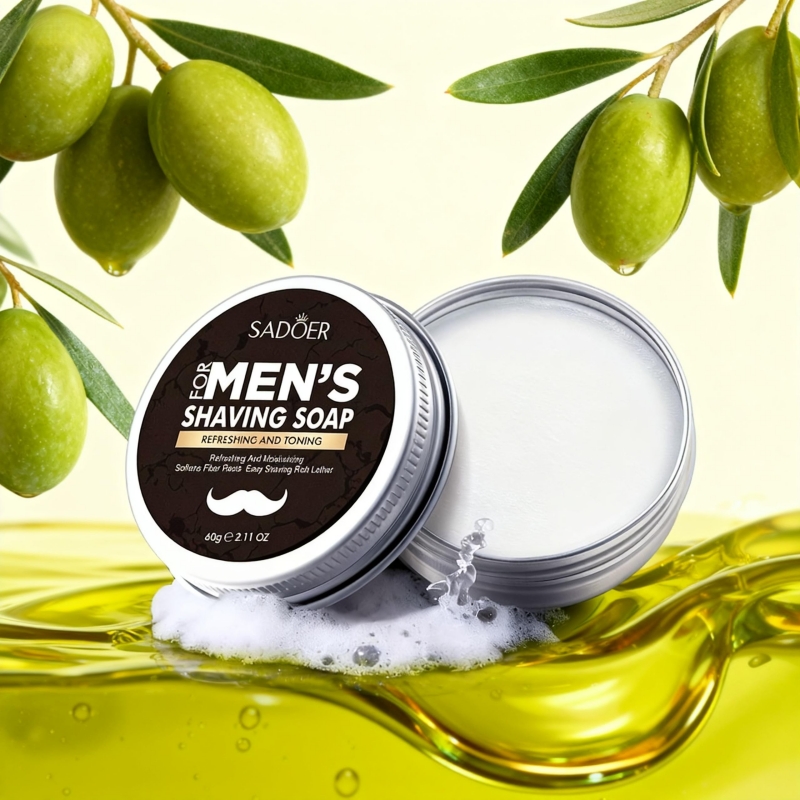 Men's Shaving Soap, Containing - Soap Making Olive Oil ulasan dan harga