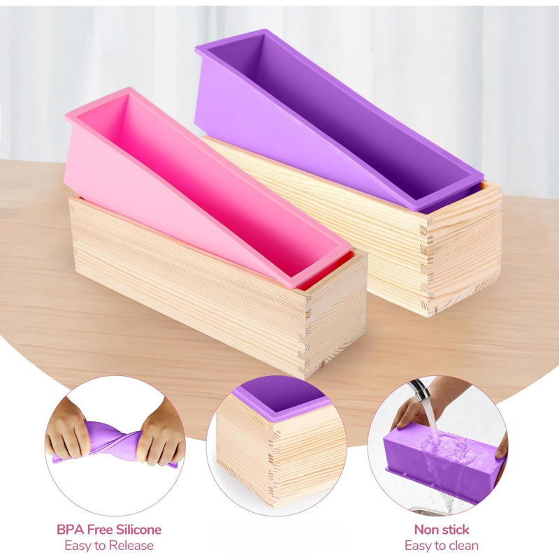 1 Pieces42Ounce soap mold with - Soap Making Gel ulasan dan harga