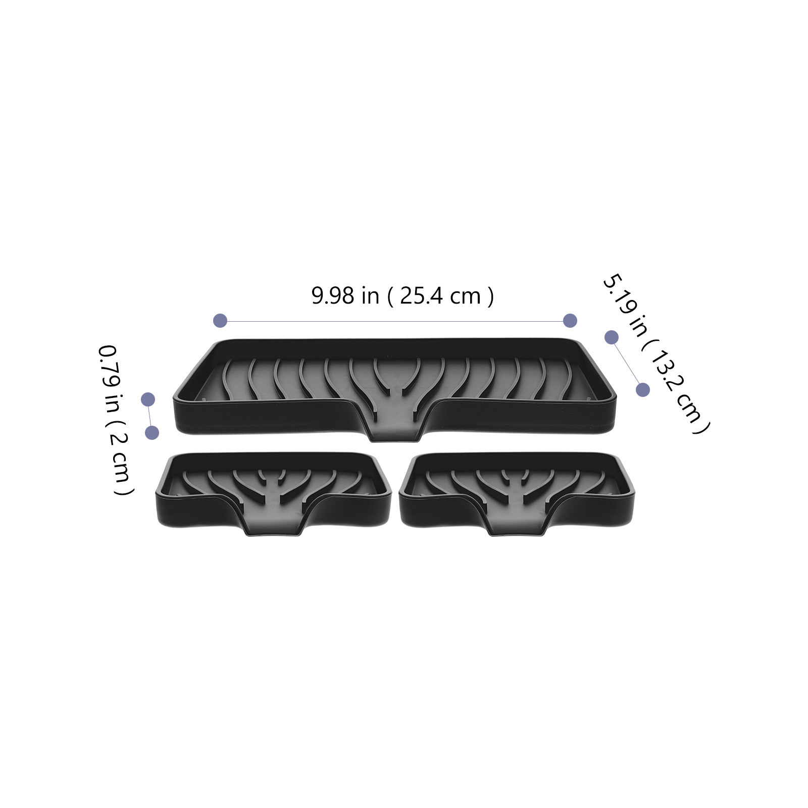 3Pcs Silicone Soap Dish Premiu - Soap Dish Draining ulasan dan harga