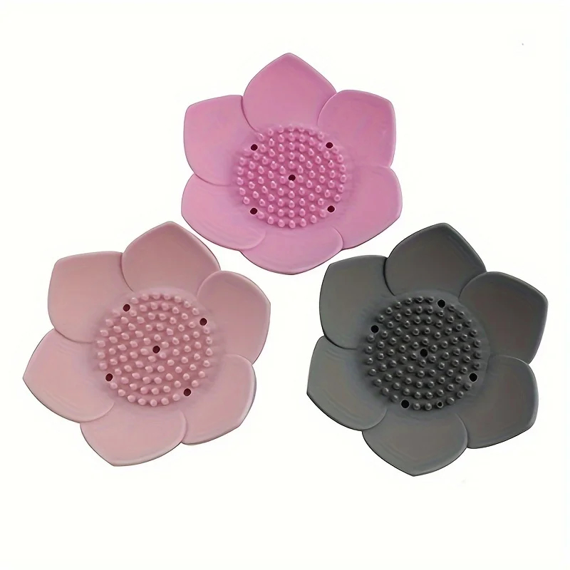 1pcs Bathroom Soap Box Lotus D - Soap Dish Draining ulasan dan harga