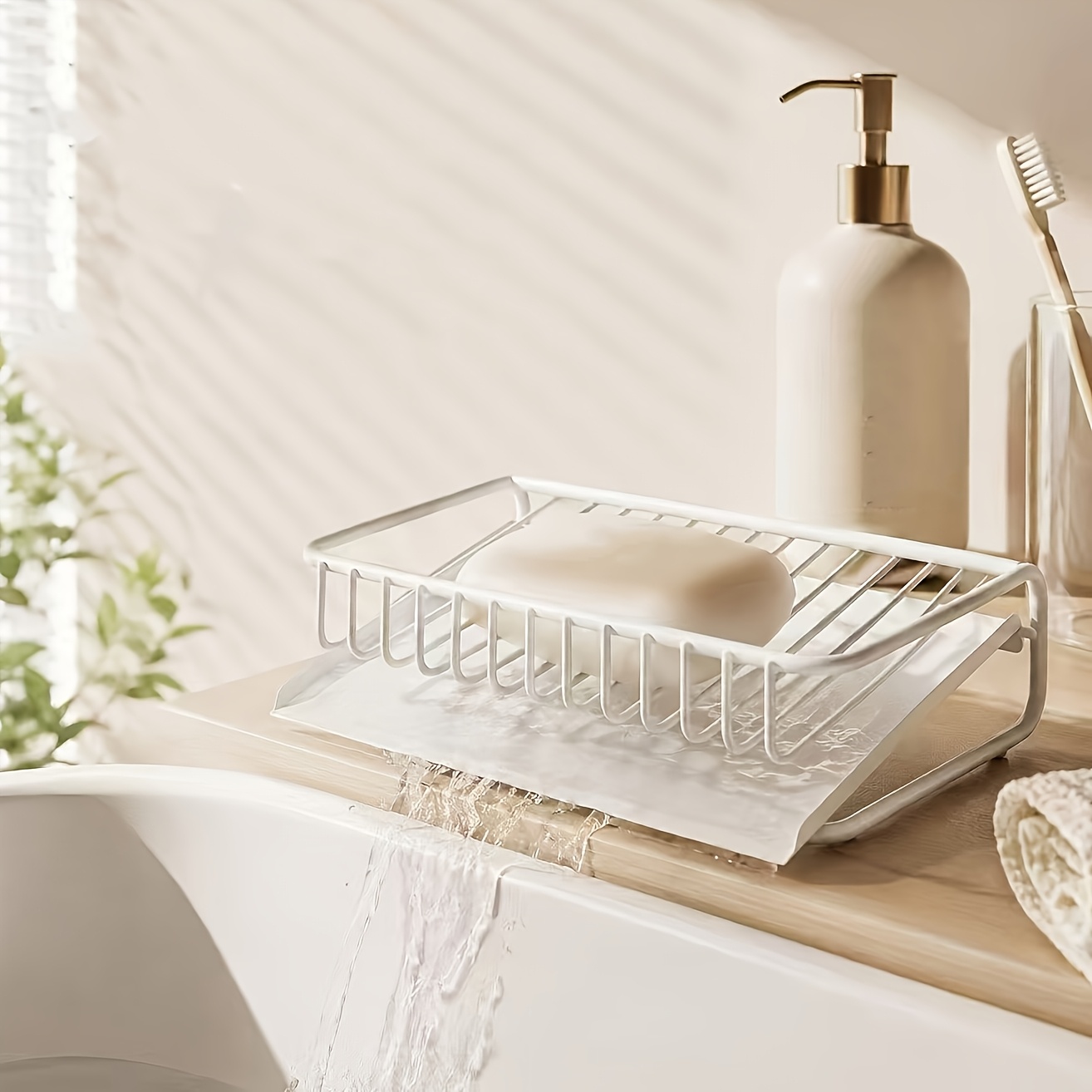 1pc Plastic Soap Dish With Dra - Soap Dish Draining ulasan dan harga